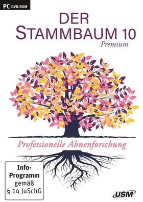 Der Stammbaum 10 Premium Dauerlizenz - Professionelle Ahnenforschung - Deutsch #KEY (