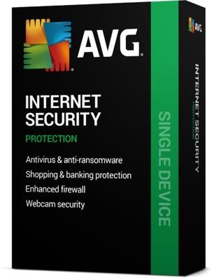 AVG Internet Security | 1 PC 1 Jahr | Vollversion/ Upgrade - DE - ESD