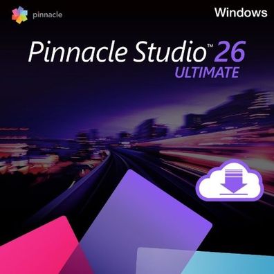 Pinnacle Studio 26 (2023) Ultimate, Deutsch, Dauerlizenz, Windows - ESD