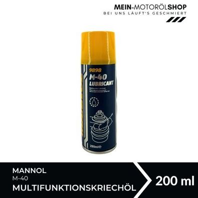 Mannol M-40 Lubricant Multifunktionskriechöl Universalöl 200 ML