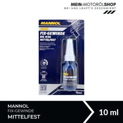 Mannol Fix-Gewinde bis M36 Mittelfest 10 ML