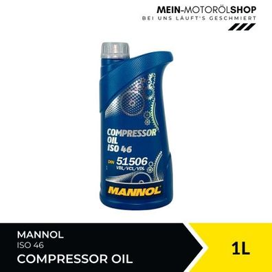 Mannol Compressor Oil ISO 46 1 Liter