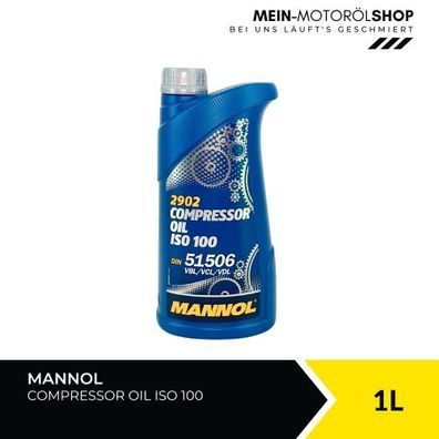 Mannol Compressor Oil ISO 100 1 Liter