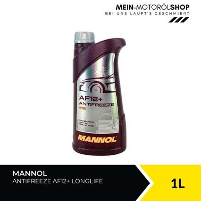 Mannol Antifreeze AF12+ Longlife Frostschutz Konzentrat 1 Liter