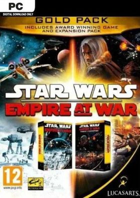 Star Wars Empire At War Gold Pack (PC Nur der Steam Key Download Code) Keine DVD