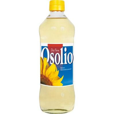 Osolio Reines Sonnenblumenöl raffiniert 500ml - 3 Stückzahlen