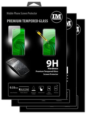 cofi1453 3X Panzer Schutz Glas 9H Tempered Glass Display Schutz Folie Display