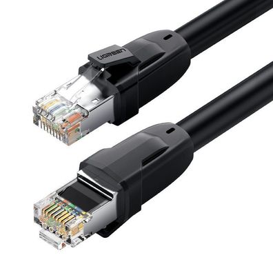 Ugreen Kabel Internetkabel Netzwerk Ethernet Patchkabel RJ45 Cat 8 T568B Schwarz