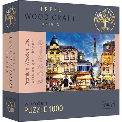 Trefl 20142 Wood Craft H. Robinson Französische Straße 1000 Teile Holzpuzzle