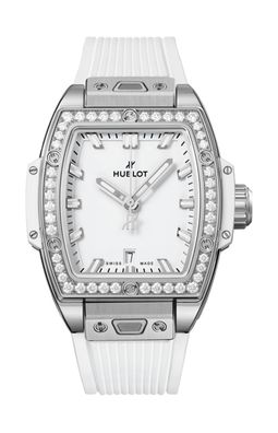 HUBLOT – 682. SE.2010. RW.1204 – SPIRIT OF BIG BANG STAHL WEISSE Diamanten 32 MM