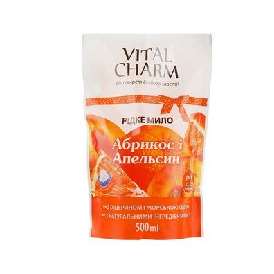 VITAL CHARM Flüssigseife Doypack Orange