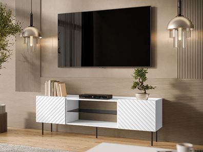 TV-Lowboard Lucca 180 2D EF Tisch Modern Design TV Schrank Wohnzimmer Kollektion M24