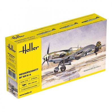 Heller Messerschmitt Bf 109 K-4 Me 109 in 1:72 1000802290 Glow2B 80229 Bausatz