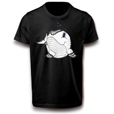 Wal der Säugetier Fisch Monsterfisch T-Shirt Baumwolle Spaß Lustig Fun Wasser