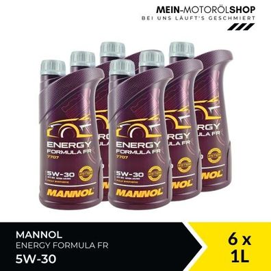 Mannol Energy Formula FR 5W-30 6x1 Liter