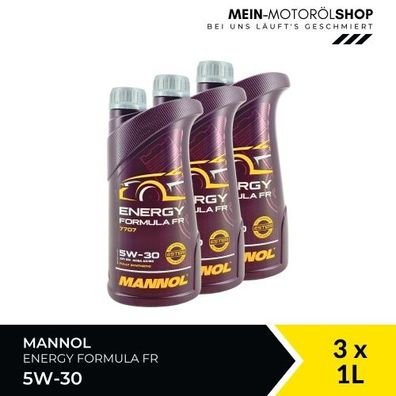 Mannol Energy Formula FR 5W-30 3x1 Liter