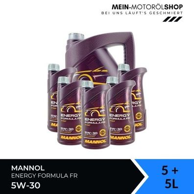 Mannol Energy Formula FR 5W-30 5 + 5 Liter