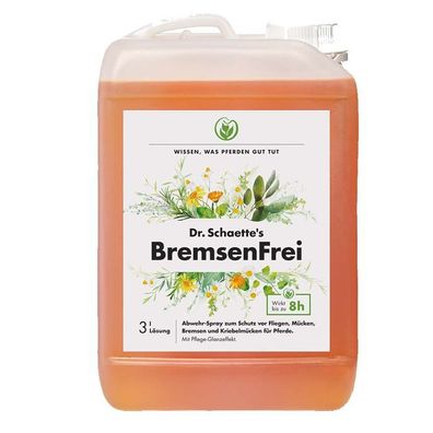 Dr. Schaette BremsenFrei 3 Liter Fliegenspray Mückenspray Insektenspray für Pferde