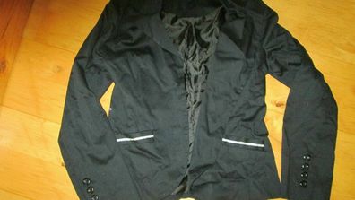 NEU Festliche Schwarz JACKE IN GR.158 Neuware