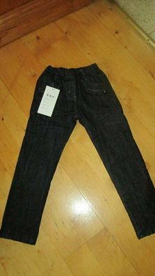 NEU Mädchenthermojeans MIT Stickerei/ Pailetten IN GR.116 Neuware