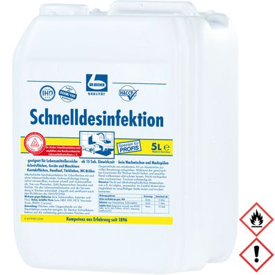 Dr. Becher Schnelldesinfektion gebrauchsfertig Infektionsmittel 5000ml