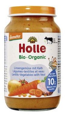 Holle 3x Linsengemüse mit Kalb 220g