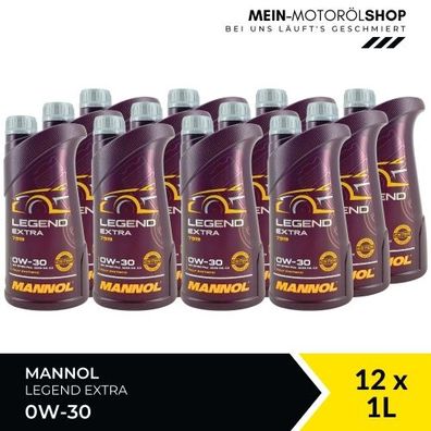 Mannol Legend Extra 0W-30 12x1 Liter