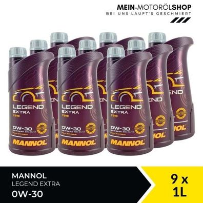 Mannol Legend Extra 0W-30 9x1 Liter