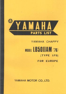 Ersatzteilkatalog Yamaha, Chappy LB 50 ( II AM Typ 1 FO )