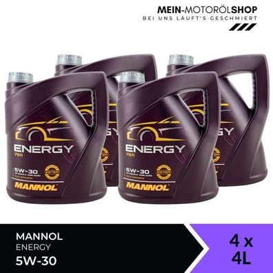 Mannol Energy 5W-30 4x4 Liter