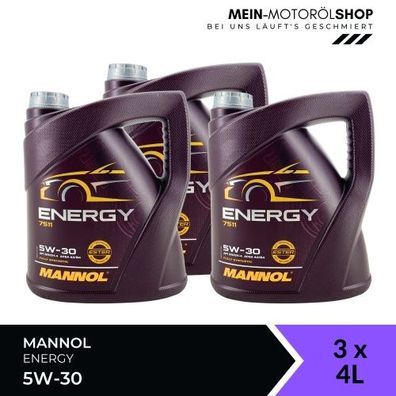 Mannol Energy 5W-30 3x4 Liter