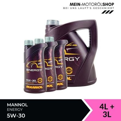 Mannol Energy 5W-30 4 + 3 Liter