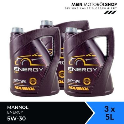 Mannol Energy 5W-30 3x5 Liter