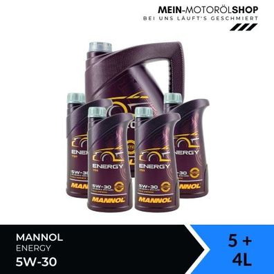 Mannol Energy 5W-30 5 + 4 Liter