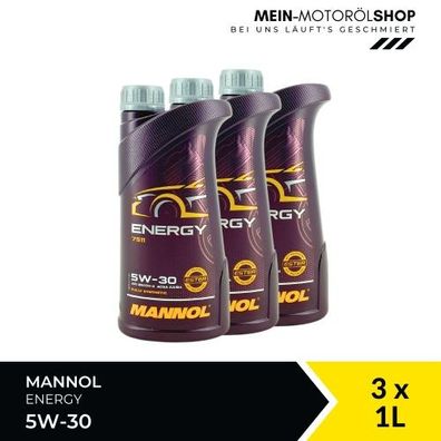 Mannol Energy 5W-30 3x1 Liter