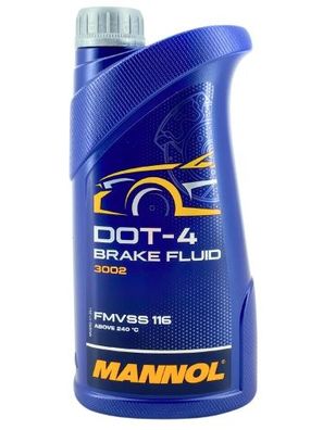 Mannol Brake Fluid DOT-4 1 Liter
