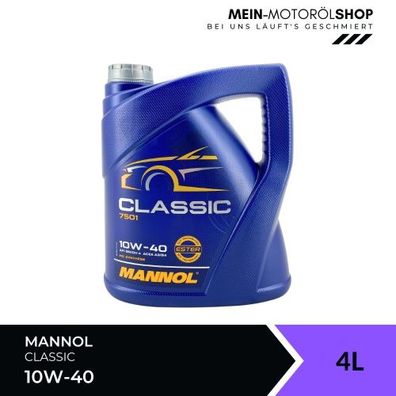 Mannol Classic 10W-40 4 Liter