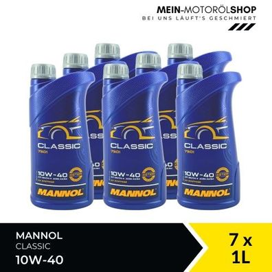 Mannol Classic 10W-40 7x1 Liter