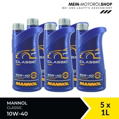 Mannol Classic 10W-40 5x1 Liter