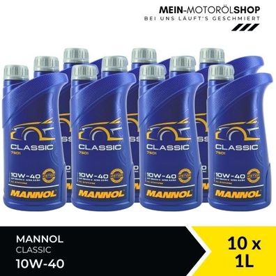 Mannol Classic 10W-40 10x1 Liter