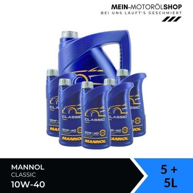 Mannol Classic 10W-40 5 + 5 Liter