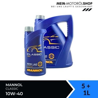 Mannol Classic 10W-40 5 + 1 Liter