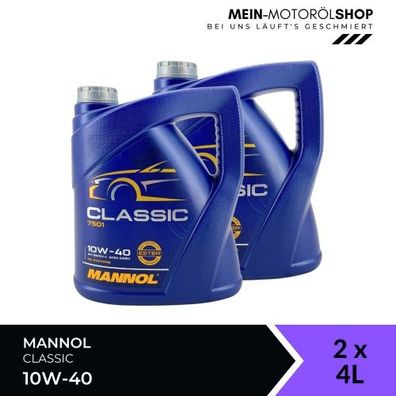 Mannol Classic 10W-40 2x4 Liter