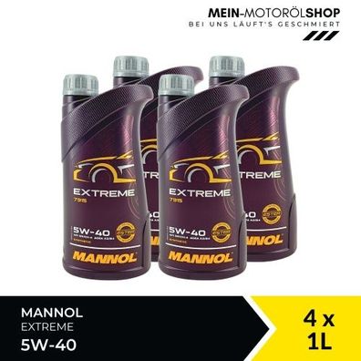 Mannol Extreme 5W-40 4x1 Liter