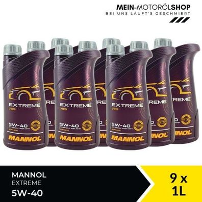 Mannol Extreme 5W-40 9x1 Liter