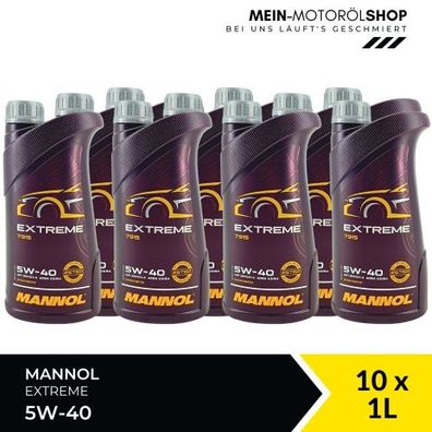 Mannol Extreme 5W-40 10x1 Liter