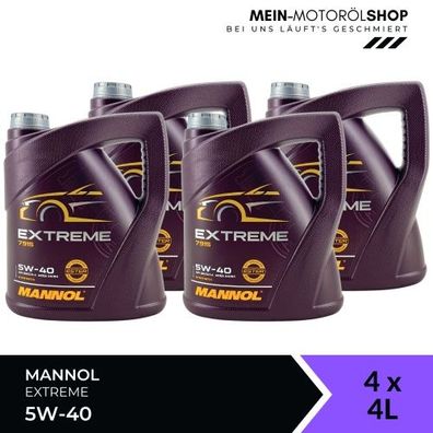 Mannol Extreme 5W-40 4x4 Liter