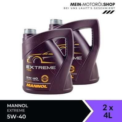 Mannol Extreme 5W-40 2x4 Liter