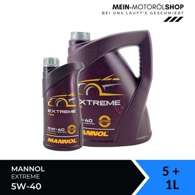 Mannol Extreme 5W-40 5 + 1 Liter