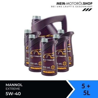 Mannol Extreme 5W-40 5 + 5 Liter